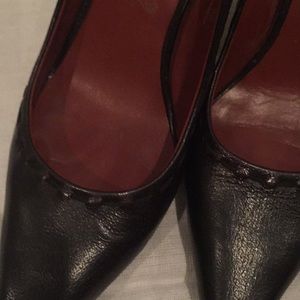 Modern Vintage | Black Leather Heels